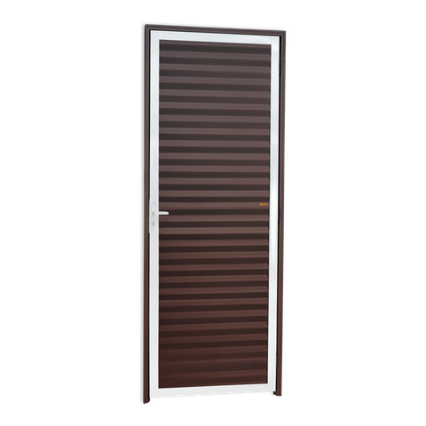 Porta Veneziana Alumínio 80 e.L25 Mix Corten Brimak