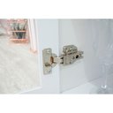 Ver imagem 2 de Armário Aéreo P/ Cozinha Americana 3 Portas de Vidro (2 C/ Vidro) 120cm Branco - Henn