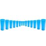 Kit 14 Copos Long Drink Acrílico Sólido Azul Bebê 330 Ml - 2