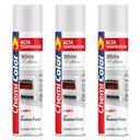 Ver imagem 1 de Kit 03 Tintas Spray 350ml Alta Temperatura Interno e Externo Secagem Rápida - Chemicolor
