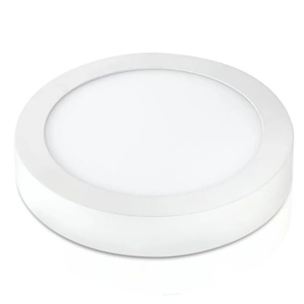 Lâmpada Plafon 18W Luminária LED Redonda Embutir MadeiraMadeira