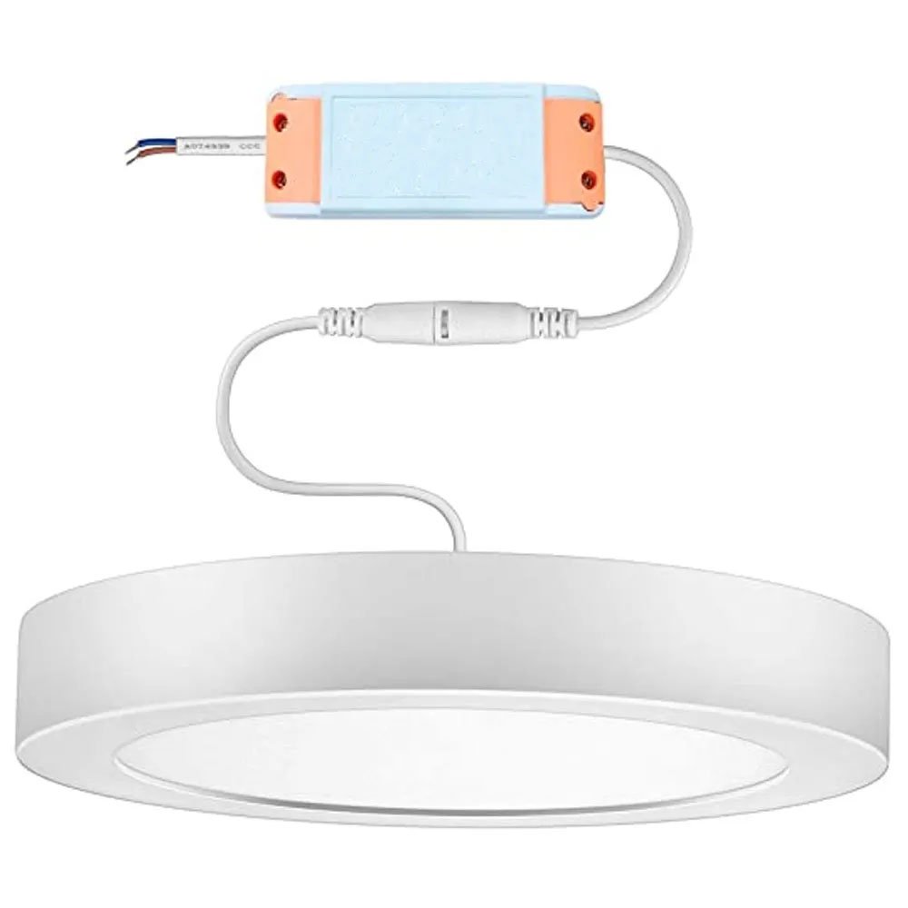 Lâmpada Plafon 18W Luminária LED Redonda Embutir MadeiraMadeira