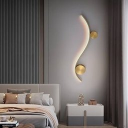 Arandela Avis Led 15w 3000k Bivolt (a) 14,8cm X (l) 60cm X (p) 3,5cm Alumínio Dourado - 4