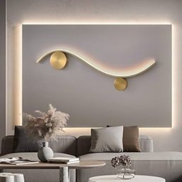 Arandela Avis Led 15w 3000k Bivolt (a) 14,8cm X (l) 60cm X (p) 3,5cm Alumínio Dourado - 3