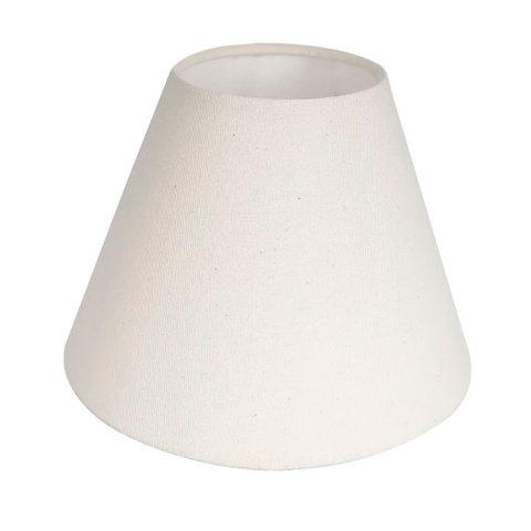 Cúpula de Abajur 11x8x14cm de Algodão Soquete Nacional Ref 04