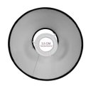 Ver imagem 4 de Cúpula Clássica de Abajur ou Luminária 11x14x8cm de Algodão Soquete Nacional Ref 04