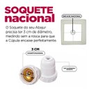 Ver imagem 5 de Cúpula Clássica de Abajur Luminária 15x15x15cm de Tecido Algodão Soquete Nacional Ref 47