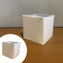 Ver imagem 1 de Cúpula Clássica de Abajur Luminária 15x15x15cm de Tecido Algodão Soquete Nacional Ref 47