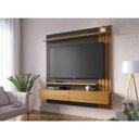 Ver imagem 1 de Painel para Tv Home Suspenso Ambiente Juriti 1.5 Noce Milano Preto Acetinado – Colibri