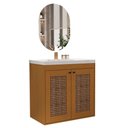 Ver imagem 1 de Kit Banheiro Hermes Cedro Rattan