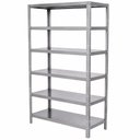 Ver imagem 3 de Estante 6 Planos Lisos Inox 430 | 110×48,5x180cm