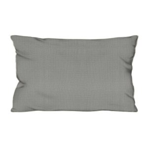 Almofada Decorativa Cinza Escuro com Cordonê - 50x30cm