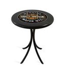 Ver imagem 1 de Mesa Madeira Azulejo 60cm - Bistrô Fixa 78cm - Preta - Harley Davidson