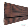 Persiana Rolo Bambu 180larg X 140alt com Bandô - Zebrano - 5