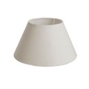 Ver imagem 2 de Cúpula Clássica de Abajur Luminária 20x10x30cm Tecido Algodão Soquete Importado Ref 20 Bege