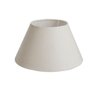 Cúpula Abajur Luminária Cônica 20x10x30cm Tecido Algodão Soquete Importado Ref 20 Bege - 2
