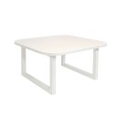 Ver imagem 3 de Mesa De Centro Lateral De Apoio Para Sala Estar Square Branco Laca