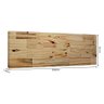 Painel Finger de Madeira Sólida Pinus 1,6x61x244cm Qualidade Cc - 2