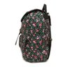 Mochila Feminina Capricho 48914 Floral Retro Tampa Original - Preto - Capricho - 2