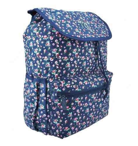 Mochila Feminina Capricho Liberty Iii 19645 - Azul - Flores - 3