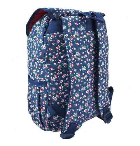 Mochila Feminina Capricho Liberty Iii 19645 - Azul - Flores - 2