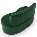 Ver imagem 7 de Sofá 2 Lugares Orgânico para Sala de Estar Living Larissa L02 Couríssimo Verde - Lyam Decor