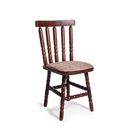 Conjunto de Mesa Mônaco 160x80 com 6 Cadeiras Estofadas – Imbuia – Jm Móveis - 2