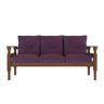 Sofá 3 Lugares Madeira Maciça Liz Multimóveis Cr7000 Lilás - 2