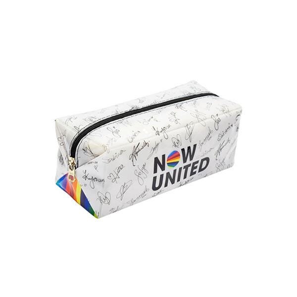 Kit Mochila E Estojo Now United Cristal Branca Passeio Pop - 4
