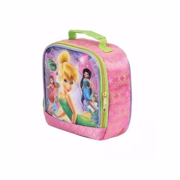 Kit Mochila Fadas Disney Infantil Com Lancheira E Estojo - 2