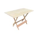 Ver imagem 4 de Conjunto de Mesa Dobrável em Madeira Padrão com Mesa Aparador 120x70 - sem Pintura