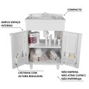 Ver imagem 4 de Gabinete Para Banheiro Com Lavatório Branco | 02 Portas | Astra