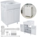 Ver imagem 1 de Gabinete Para Banheiro Com Lavatório Branco | 02 Portas | Astra