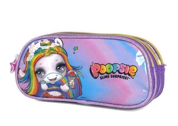 Kit Mochila Lancheira E Estojo Unicórnio Poopsie Infantil - 5