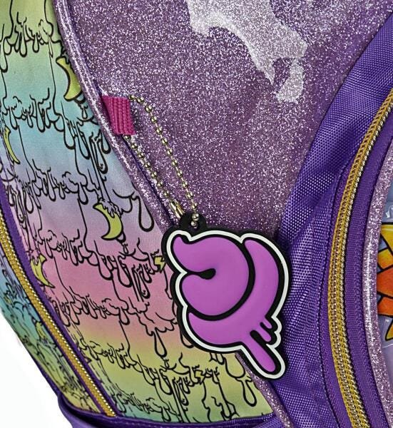 Kit Mochila Lancheira E Estojo Unicórnio Poopsie Infantil - 4