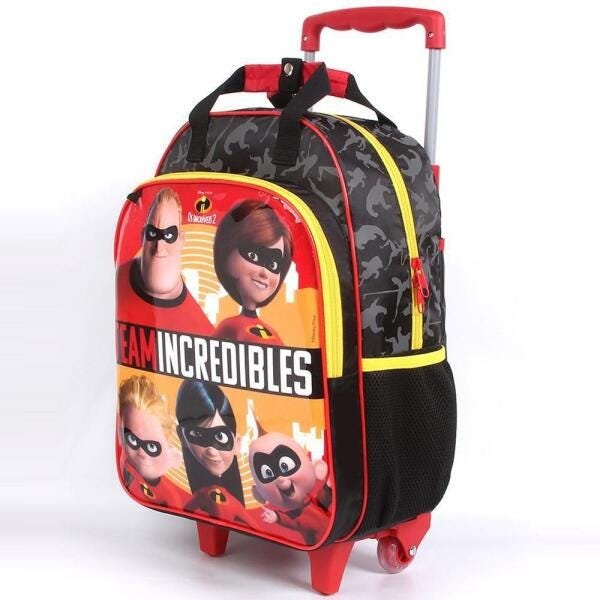 Kit Mochila De Rodas Os Incríveis 2 Com Lancheira E Estojo - 4
