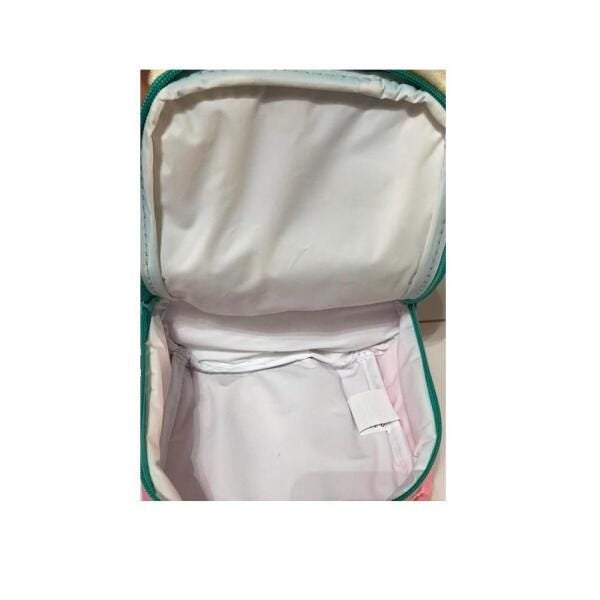 Kit Mochila Carrinho Infantil+Lanch Térmica Unicornio -Verde - 3