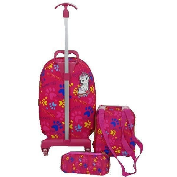 Kit Mochila Escolar Lancheira Estojo Pet Princess Mc3132 - 3