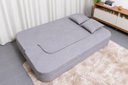 Ver imagem 7 de Sofá Cama 2 Lugares Bouclê Cinza 200cm