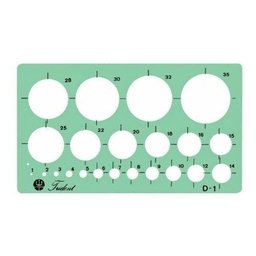 Gabarito Circulógrafo Bolometro D-1 Trident - 1