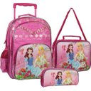 Ver imagem 1 de Kit Mochila De Carrinho Lovely Princess + Lancheira E Estojo