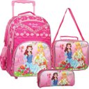 Ver imagem 2 de Kit Mochila De Carrinho Lovely Princess + Lancheira E Estojo