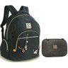 Kit Mochila E Estojo Rebecca Bonbon Rb2086 - 2038 Preto - 1