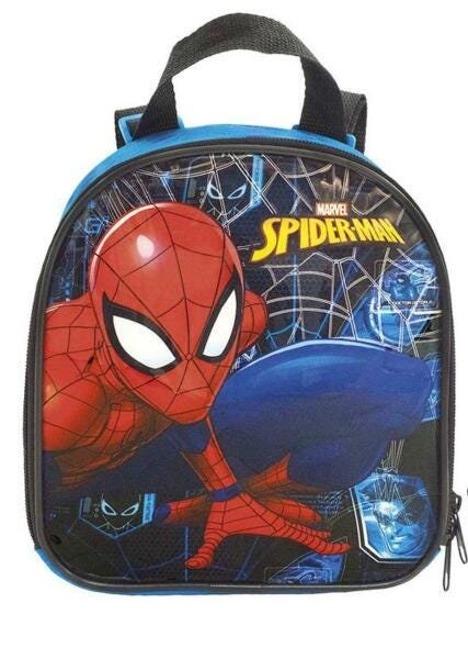 Kit Mochila Homem-Aranha + Estojo + Lancheira - Xeryus - 3