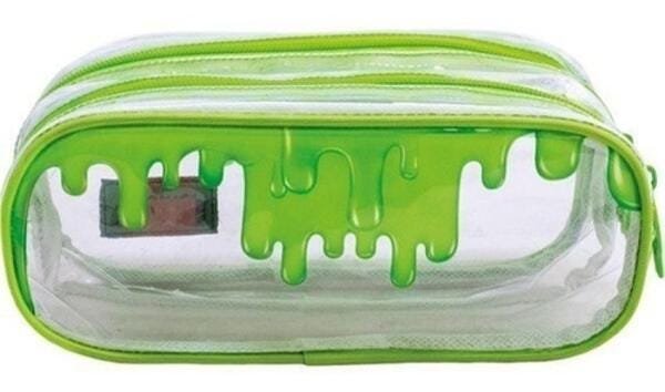 Kit Mochila Slime Preta 2 Nickelodeon + Estojo Transparente - 7