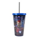 Ver imagem 6 de Kit Mochila Carrinho Lancheira Estojo E Copo Avengers 11623