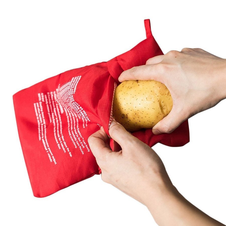Saco Bolsa Assar Batata no Microondas Reutilizável Bag Potato - 3
