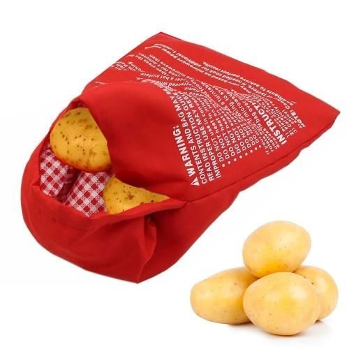 Saco Bolsa Assar Batata no Microondas Reutilizável Bag Potato - 2
