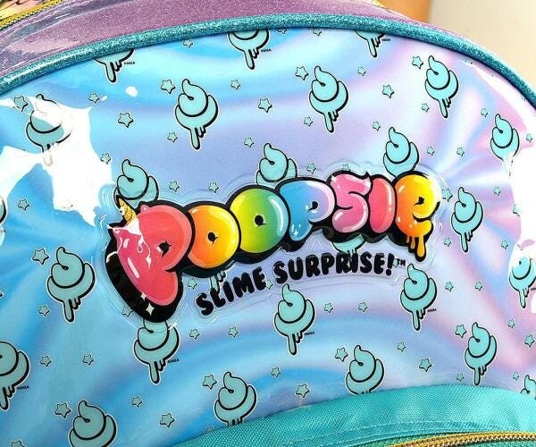 Kit Mochila Rodas 35102 Poopsie Verde Água Slime e Lancheira - 6