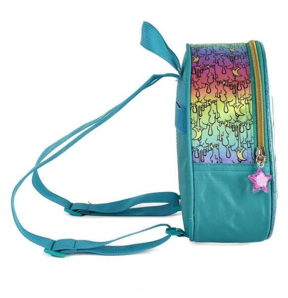 Kit Mochila Rodas 35102 Poopsie Verde Água Slime e Lancheira - 8